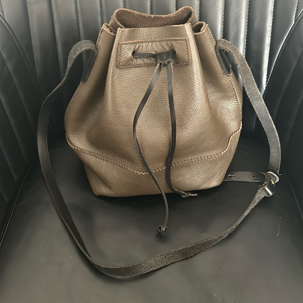 JCrew Leather Bucket Bag
